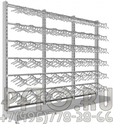 Торговое оборудование с вешалами.Скайлайн