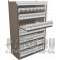 Торговый шкаф для сигаретных изделий шириной 600 мм в открытом состоянии