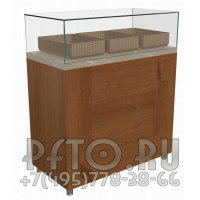 Одноуровневая витрина для выпечки