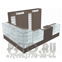 Торговое место для продажи сигарет в торговом центре