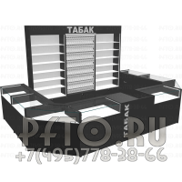Павильон для табачных аксессуаров и сигарет в торговый центр
