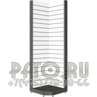 Угловой стеллаж с экономпанелью