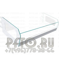 Полка для стеллажа с стеклянным ограничителем