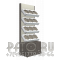 Пристенный торговый стеллаж для продажи печенья в коробках
