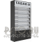Шкаф шесть полок на гравитации с подтоварной тумбой для продажи табачных изделий в открытом состоянии