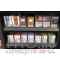 Тандем тройной для сигарет с откидными шторками с тумбой для хранения товаров с установкой для пачек IQOS, стандартные ячейки
